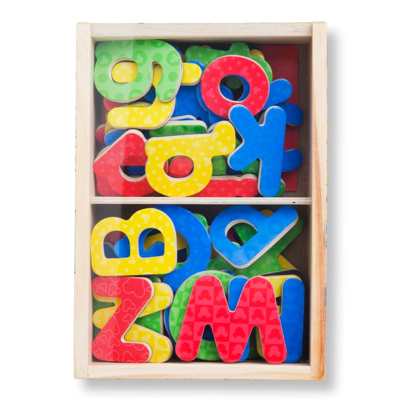 Mickey and Friends Wooden Alphabet Magnets