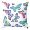 PMX Funda De Cojín Con Diseño De Mariposas, Funda Cojín