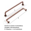khtumeware 10 Pack 5 inch Hole Center Antique Copper Cabinet