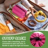 PATIKIL Stuff Sack, 5 x 10 Inch Waterproof Bag Rose