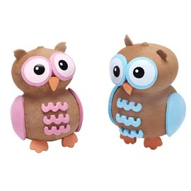 2Pcs Mixed Color Automotive Cute Owl Antenna Ball Car Aerial Ball No Easy Color Lightweight Fading Antenna Topper Decor Ball Decorative
