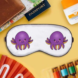 'Purple Baby Octopus' Sleep/Travel Eye Mask (EY00024898)