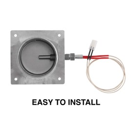 GRILLME Fire Pot Burn Pot and Hot Rod Ignitor Kit Replacement for Traeger Pellet Grill with Screws and Fuse