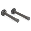 Rustic State Set of 4 Pipe Decor Industrial Shelf Brackets