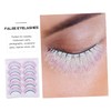 VICASKY 5 Pairs 3D Gradient Color False Eyelashes for Cosplay