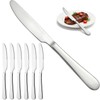 Flying Leaves 6 Piece Stainless Steel Dinner Knives Set, 9