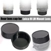 Rear Lens Cap and Front Body Cap for Leica M8