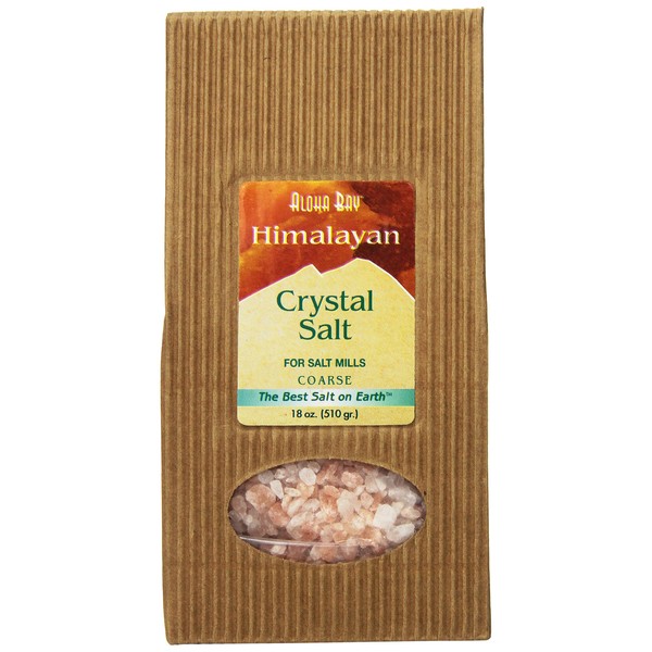 Himalayan Salt Crystal Salt Coarse, 18 Ounce