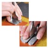 PANSHIYON Leather Stitching Punch Aid Plate,Stainless Steel Leather Stitching Punch