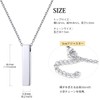 Richsteel Plate Necklace, Memorial Pendant, Stainless Steel, Hypoallergenic, Men's, Women's,