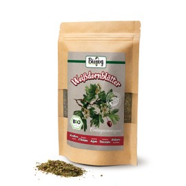 Biojoy Biojoy BIO-Wei?dorn-Tee (100 g), Wei?dornbl?tter geschnitten, Hawthorn Tea (Crataegus Monogyna)