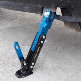 Dirtbike Kickstand,Motorcycle Parking Kickstand Side Support - Tripod Holder, Motorbike Accessories, Aluminum Alloy Modified Fits Dirt Pit Bike