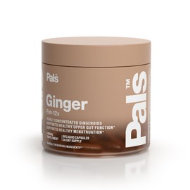Ginger Enh-12x - Highly Concentrated Gingeroids - Supports Healthy Upper Gut Function & Health Menstruation - 60 Gel Pills 30 Servings
