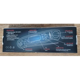 Kizen NEW KIZEN waterproof INSTANT READ food/meat DIGITAL THERMOMETER black