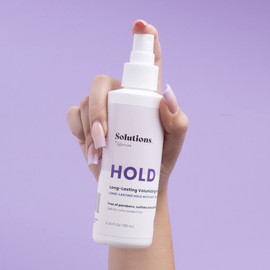 InStyler Solutions Hold Long-Lasting Volumizing Hairspray - Vitamin D Helps Build Volume While Nourishing Hair - Micro Silicones Add Natural Feeling Hold - Color-Safe & Vegan (6 fl oz / 180 ml)