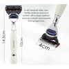 LUXURY 5 EDGE CARTRIDGE HEAD SHAVING RAZOR || Luxury Shaving