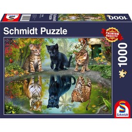 Schmidt Spiele 57392 Dream Big Cats 1000 Piece Jigsaw Puzzle