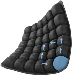 Inflatable Travel Cushion, Airplane Seat Cushion for Long Flights, Portable Car Seat Cushions for Office Chair, Wheelchair, Camping, Home Living