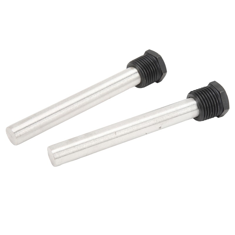 2 Pcs Water Heater Anode Rods 1/2in NPT Thread Magnesium