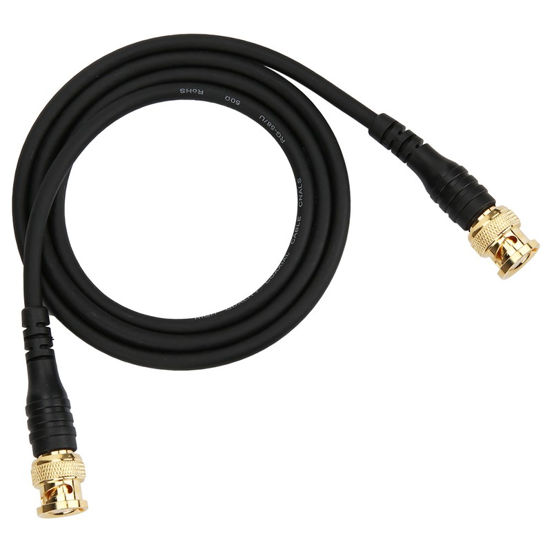 P1062 1m Pure Copper Plating BNC Plug to BNC Male