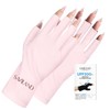SAVILAND U V Guantes para uñas - UPF80+ Guantes profesionales