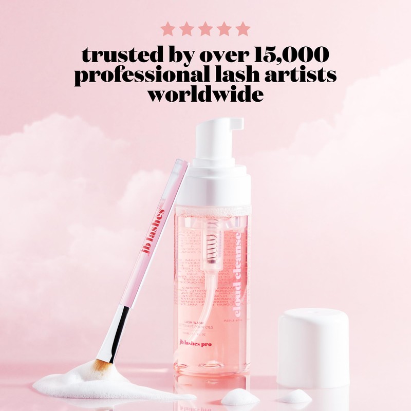 JB LASHES Gentle Eyelash Extension Lash Shampoo with Tea Tree