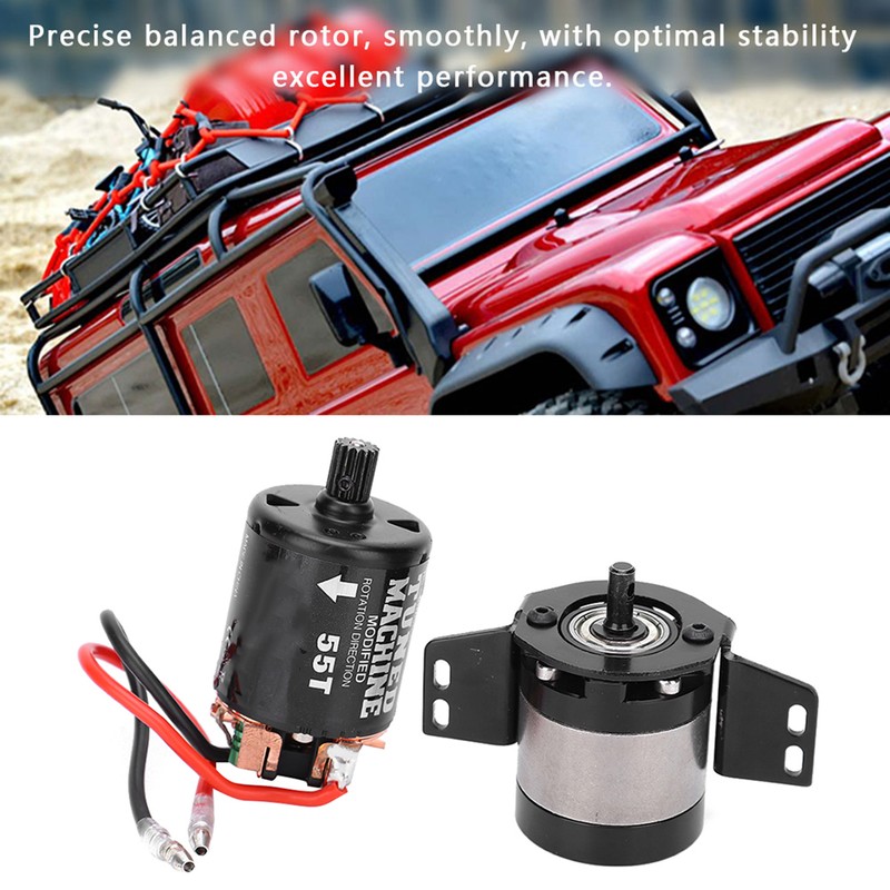 1:5 Ratio Gearbox Transmission Box 540 Brushed 55T Motor Fit