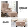 H.VERSAILTEX Funda otomana rectangular, longitud de 29 a 34 pulgadas,