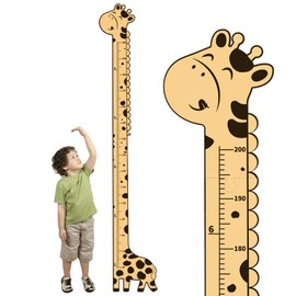 Wooden Growth Chart for Kids,Giraffe Height Chart for Boy Girls,Measuring Board for Kids Height,for Child's Room,Nursery Decor Decoration Wall Art (giraffe)