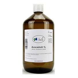 Sala Avocadoöl raffiniert kosmetische Qualität 1000 ml (1 L Glasflasche)