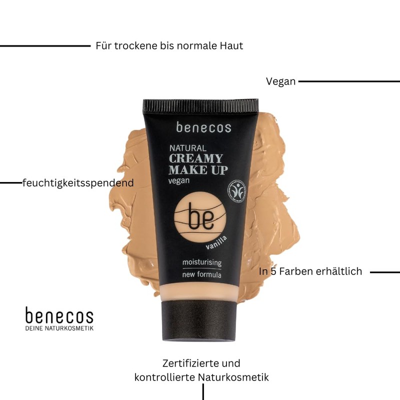 benecos Natural Cosmetics - Natural Creamy Make Up - Vanilla
