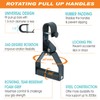 Yes4All Rotating Pull Up Handles - Non Slip & Foam