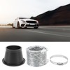 Turbo Air Intake Pipe Funnel Kit Universal Rubber Carbon Fiber