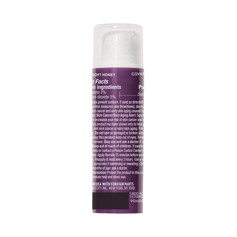 COVERGIRL Advanced Radiance Age Defying Foundation Makeup Soft Honey, 1