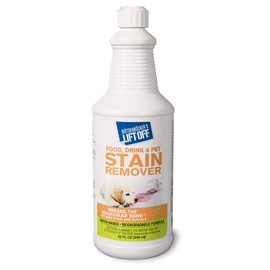 Motsenbocker's Lift Off 40503 Food, Drink, and Pet Stain Remover Eliminates Tough Stains from Multiple Surfaces, Excellent as a Pre-Wash Laundry Treatment, Water-Based, 32 Fl Oz, Pack of 1