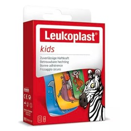 Leukoplast Curas Kids de Animaltos Para Niños, 1 Paquete de 12 piezas