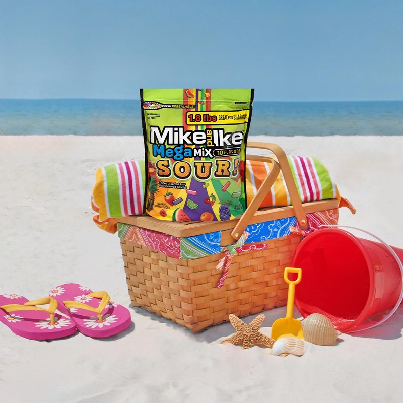 MIKE AND IKE® 28.8OZ MEGA MIX SOUR STAND UP BAG