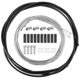 Bike Brake Gear Shifter Cable Kit, Universal Bicycle Gear Shifter Cable Professional Transmission Line Cycling Shift Wire Housing Kit Mountain Road Bike Repair Replacement Accessories