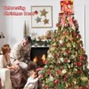 Christmas Tree Topper Hat, Velvet Red Top Hat Tree Topper