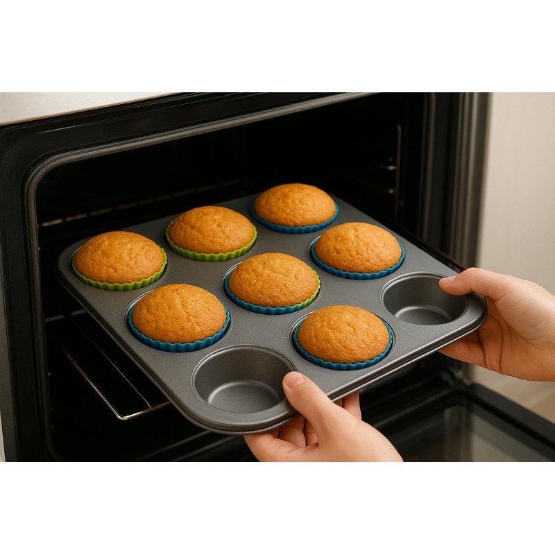 Silicone Baking Set with Silicone Baking Mat (12” x 16”)