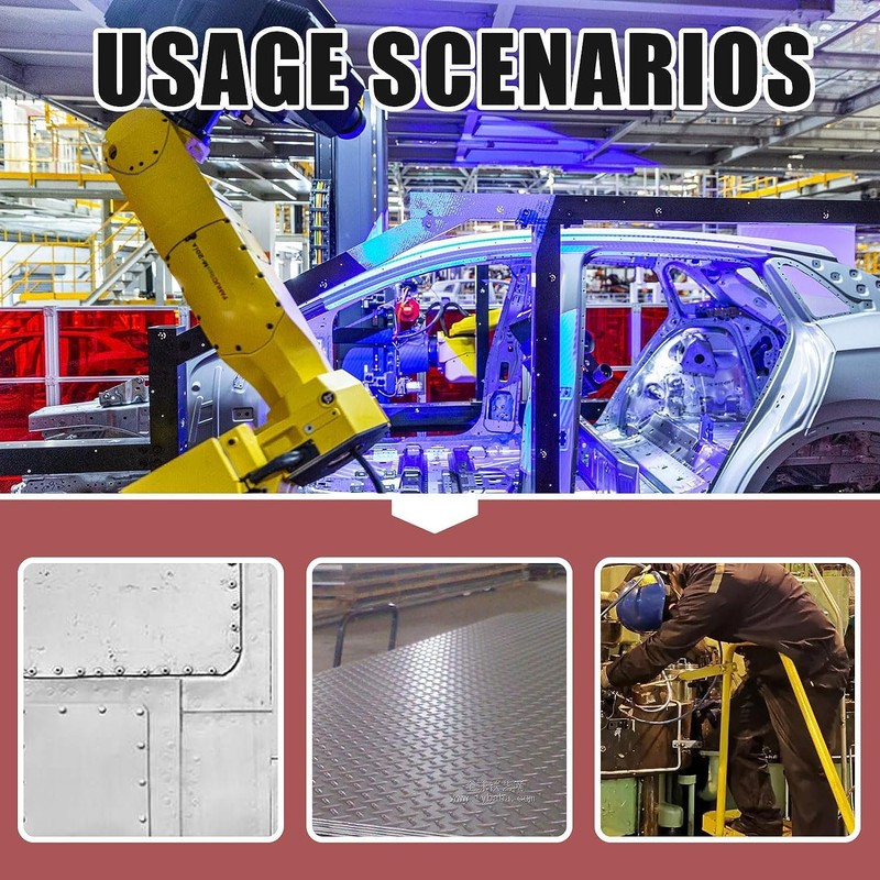 M5*12mm Brazier Head Solid Aluminum Rivets, Pack of 150