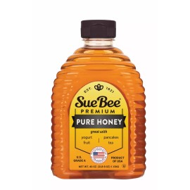 Sue Bee Pure Grade A Honey 40 Ounce Pack All Natural High Quality Sweetener