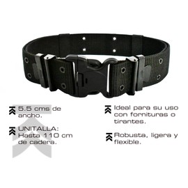 Fajilla Policia Kampak Tactica Ultra Resistente Uso Rudo Cinturon Correa de Cintura