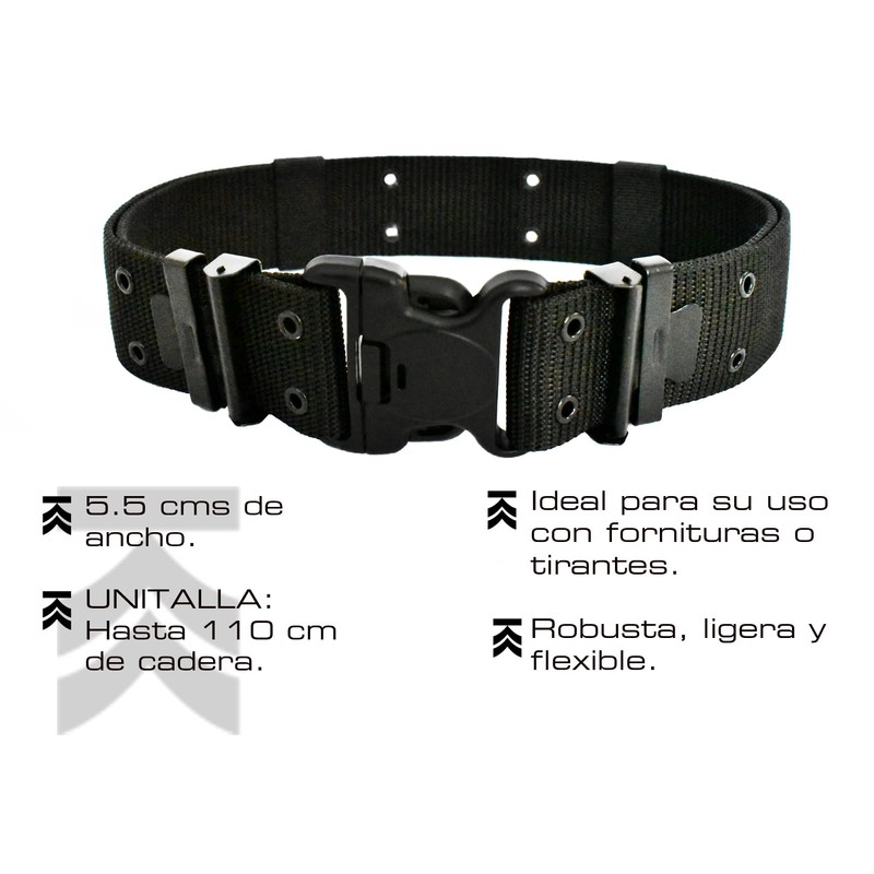 Fajilla Policia Kampak Tactica Ultra Resistente Uso Rudo Cinturon Correa