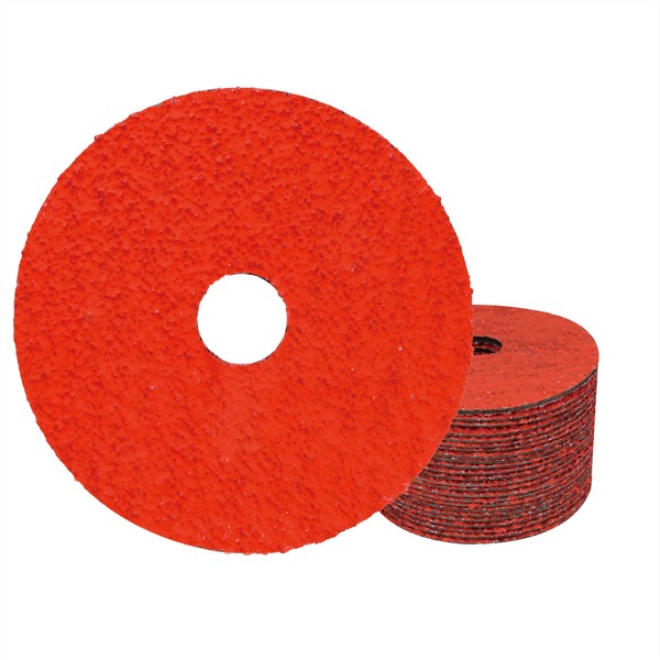 UPWOOD Ceramic Resin Fiber Sanding and Grinding Discs, 4.5” x