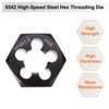 sourcing map Hex Threading Die M16 x 1 Metric Thread