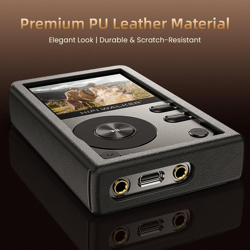 HIFI WALKER Protective PU Leather Case for H2 Portable HiFi