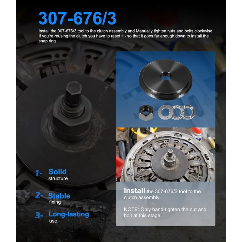 Yoursme DPS6 Reset Tool Dual Clutch Transmission Reinstall Tool Set,