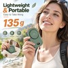 Portable Wearable Fan for Outdoor Use – 3-Speed Rechargeable Cooling