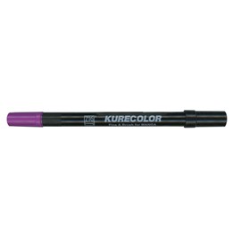 Zig Kurecolor Fine & Brush Dual Tip Marker for Manga Comic Art Illustration - Purple 637